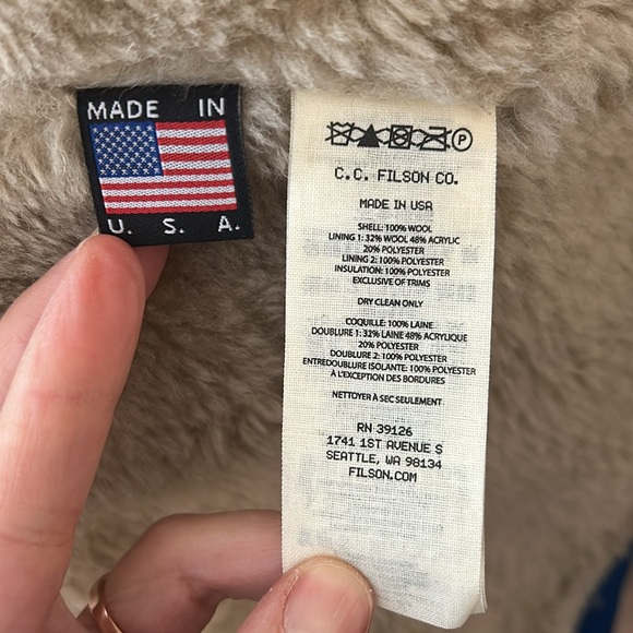 Filson *Limited Edition* Wool Cape Coat with wool liner - Picture 7 of 8